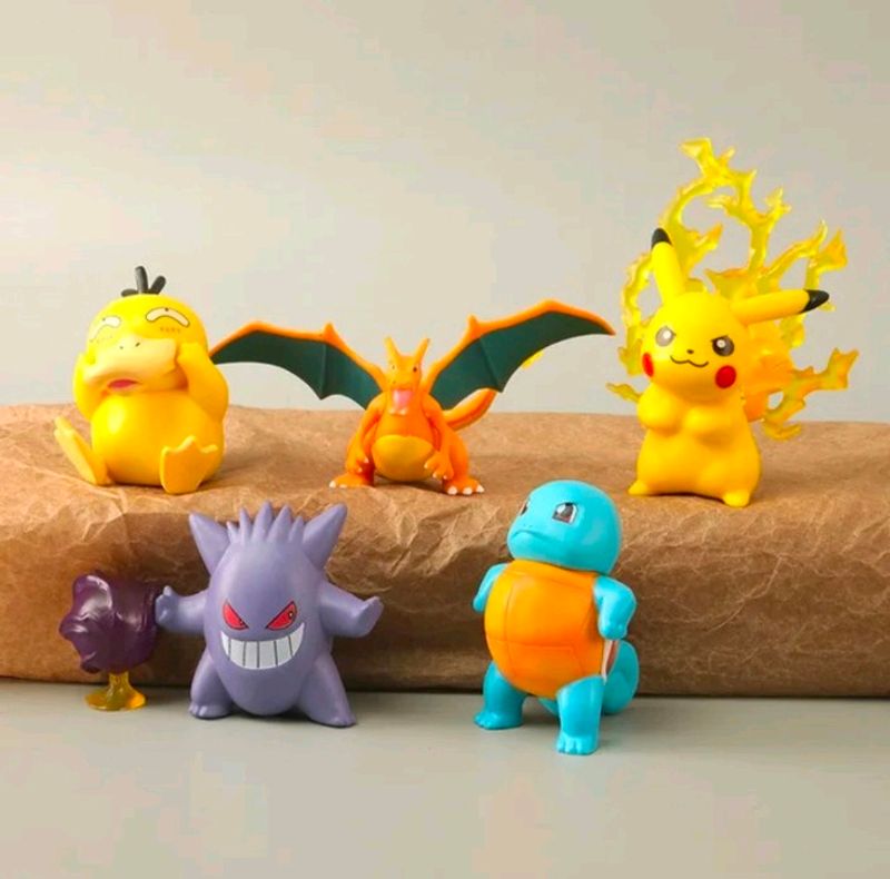 Pokemon Action Figure Set Of 6