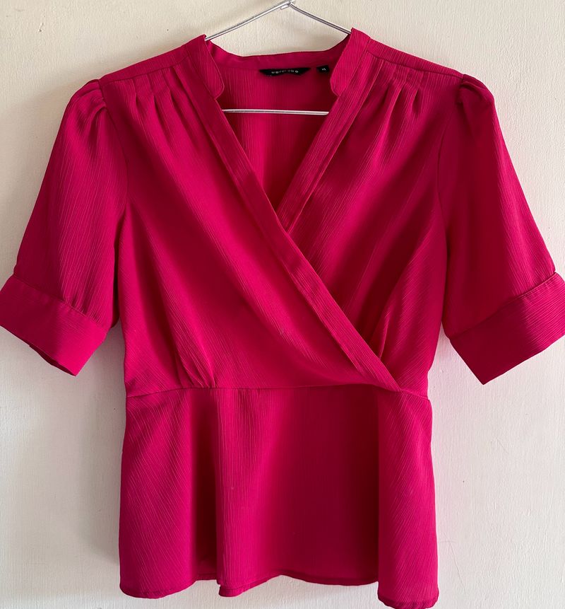 Pink Formal Top