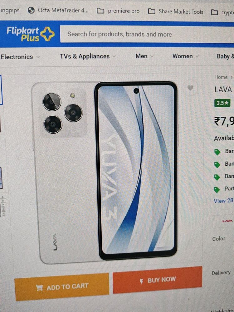 Lava Yuva 3 Flip Cover Premium Quality