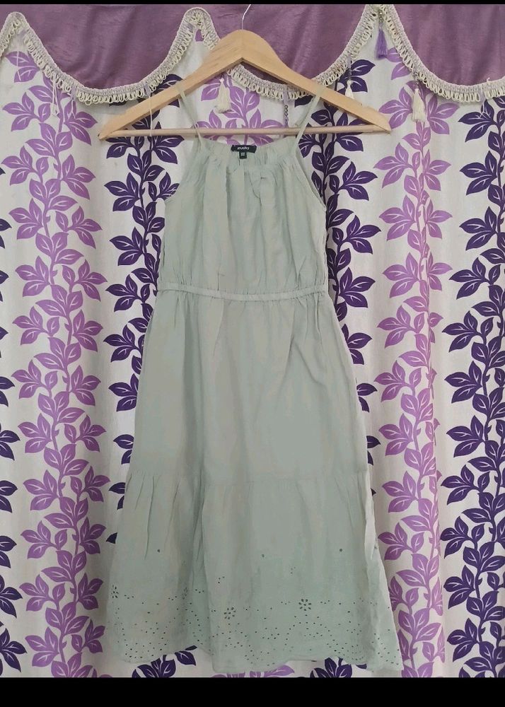 Zudio Pastel Green Kids Dress