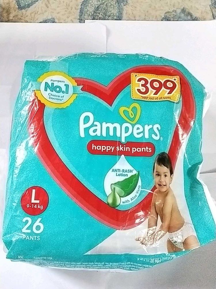 Pampers Happy Skin Pants L