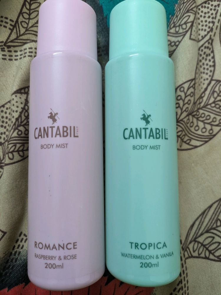 Cantabil Body Mist Combo-Romance & Tropica