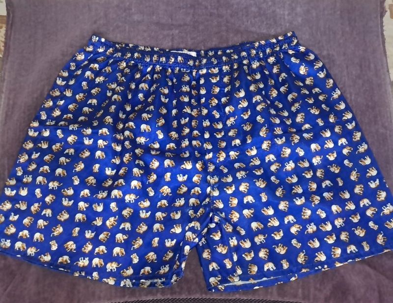 Mens 100% Silk Thailand Shorts