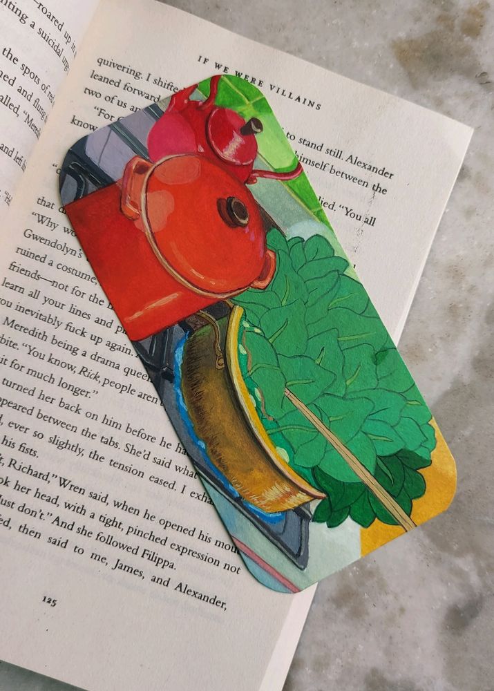 Hand Painted Bookmark (Studio Ghibli)