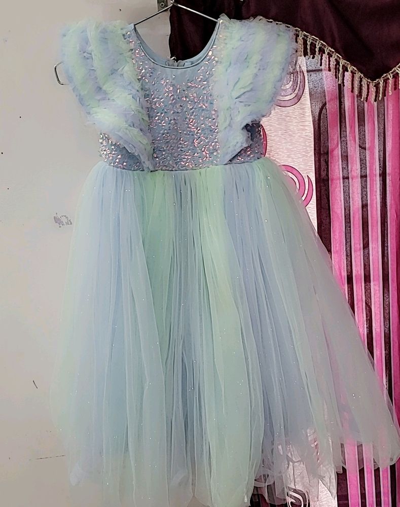 ELSA Partywear Gown For Girls 4-6 Years