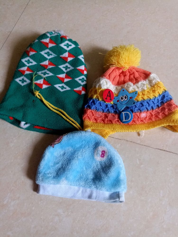 Baby Woolen Caps For Winter