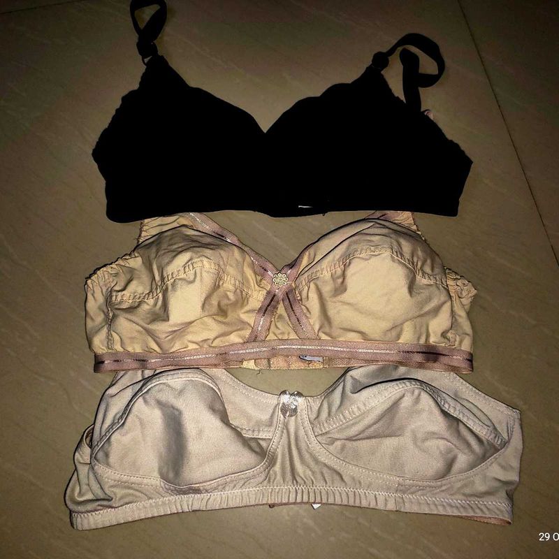 3 Combo Bra 34 B Cup For Women Inner