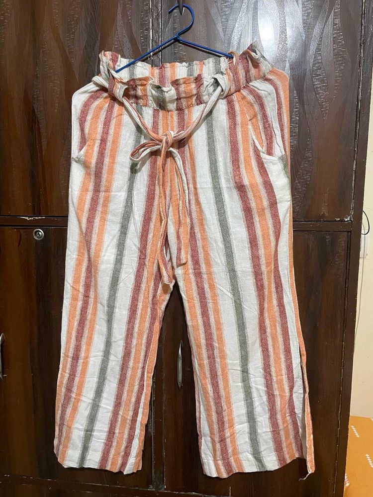 Stripes Linen Pants