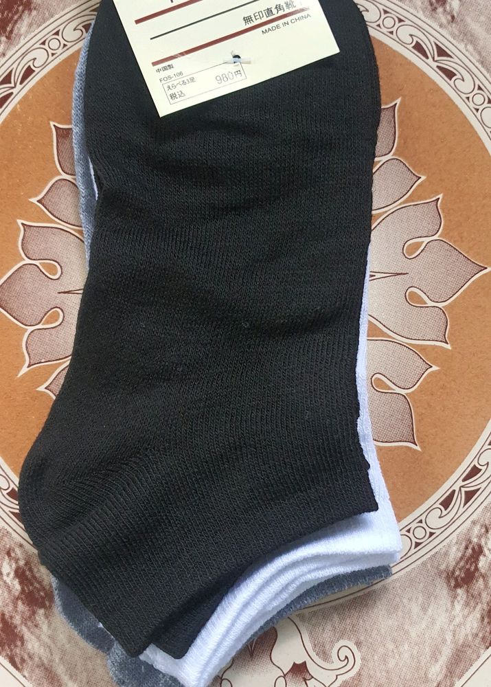 3 Pairs Ankle Socks