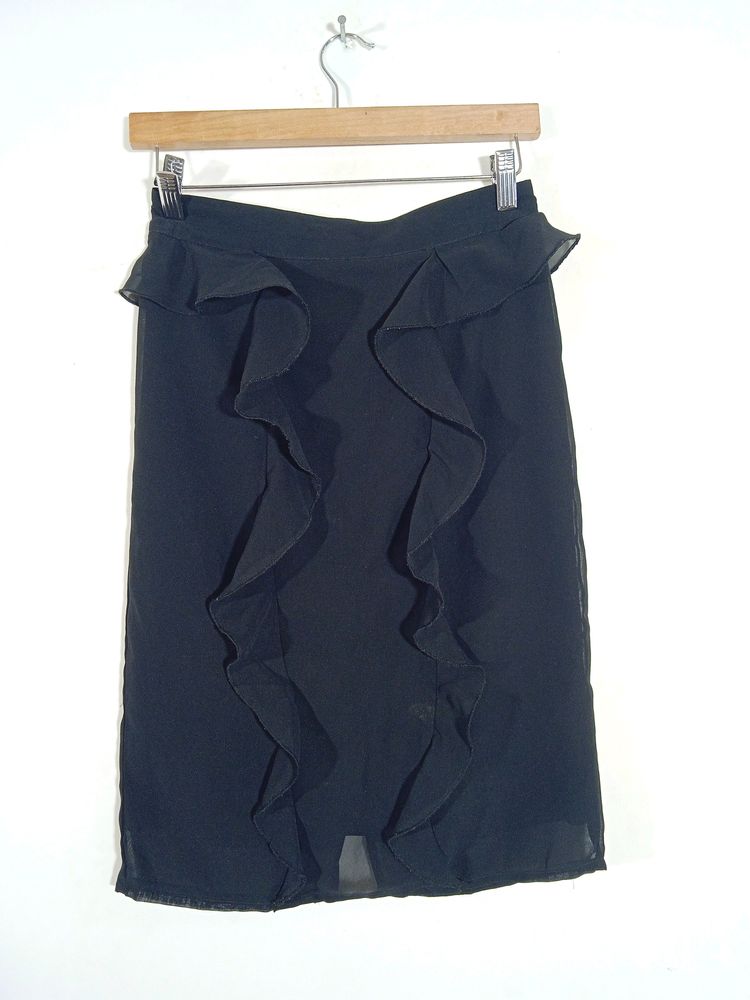 Dressberry Black Formal Skirt (Women)