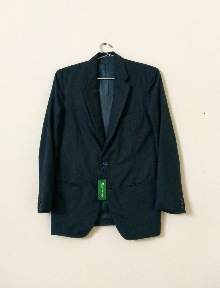 BrandOne Solid Blazer (Navy)