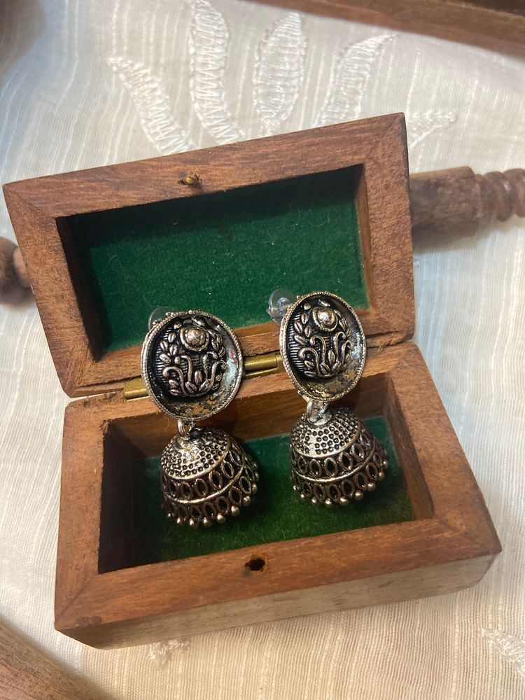 Brand New Oxidised Jhumka