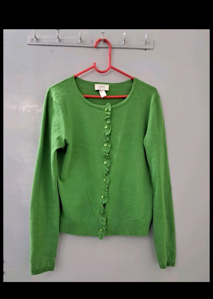 Green Cute Cardigan