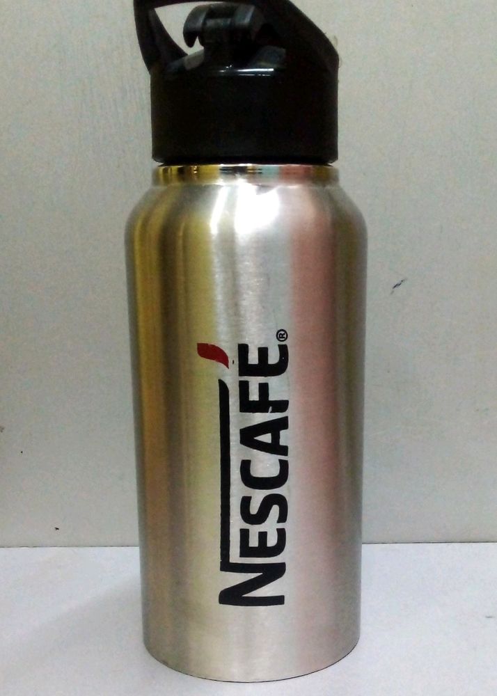 Steel Nescafe Bottle ( For Cold Cofee)