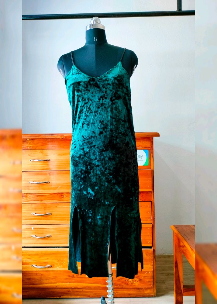 Korean Velvet Dress