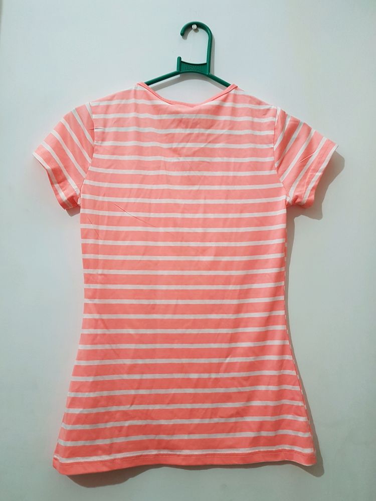 Pink Stripped T-shirt :)