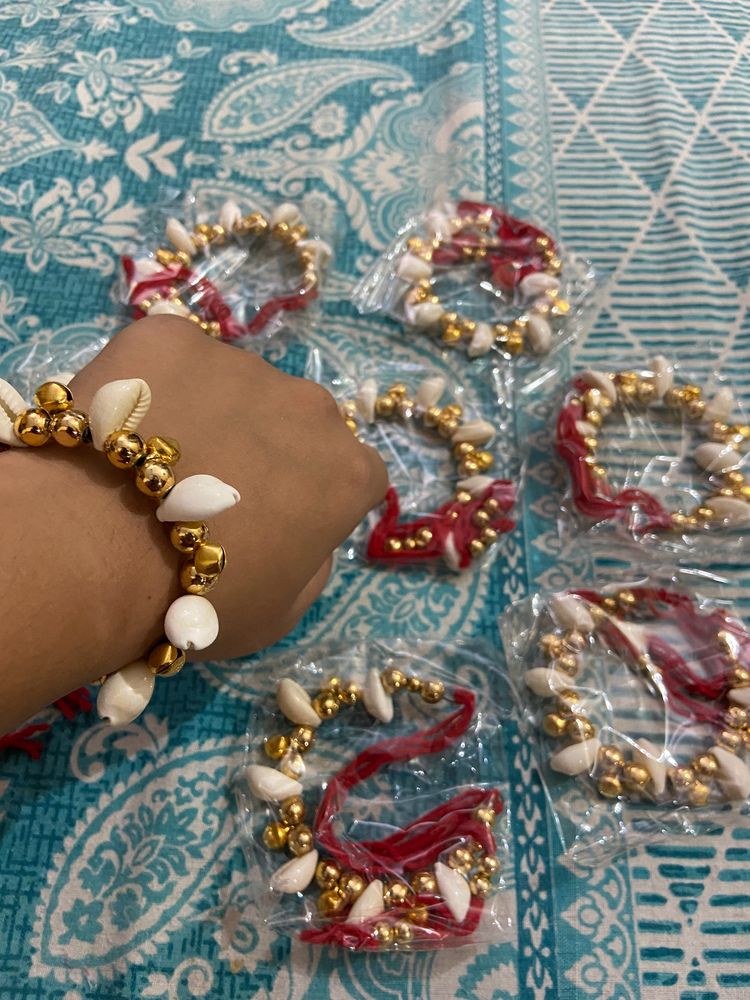 Shell And Ghughroo Rakhi🔥Pack Of 3❤️🔥