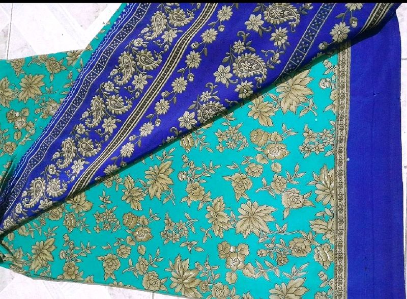 Crepe Synthetic Saree