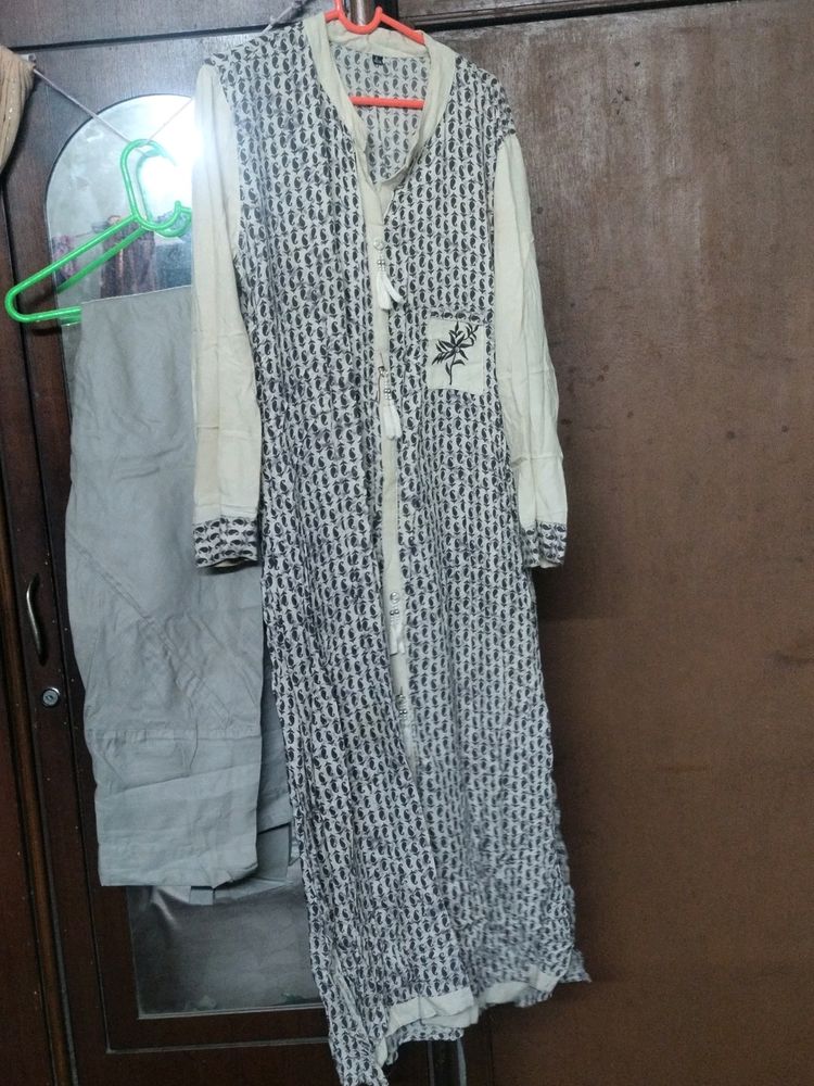 Kurta And Cotton Churi Style Pant.