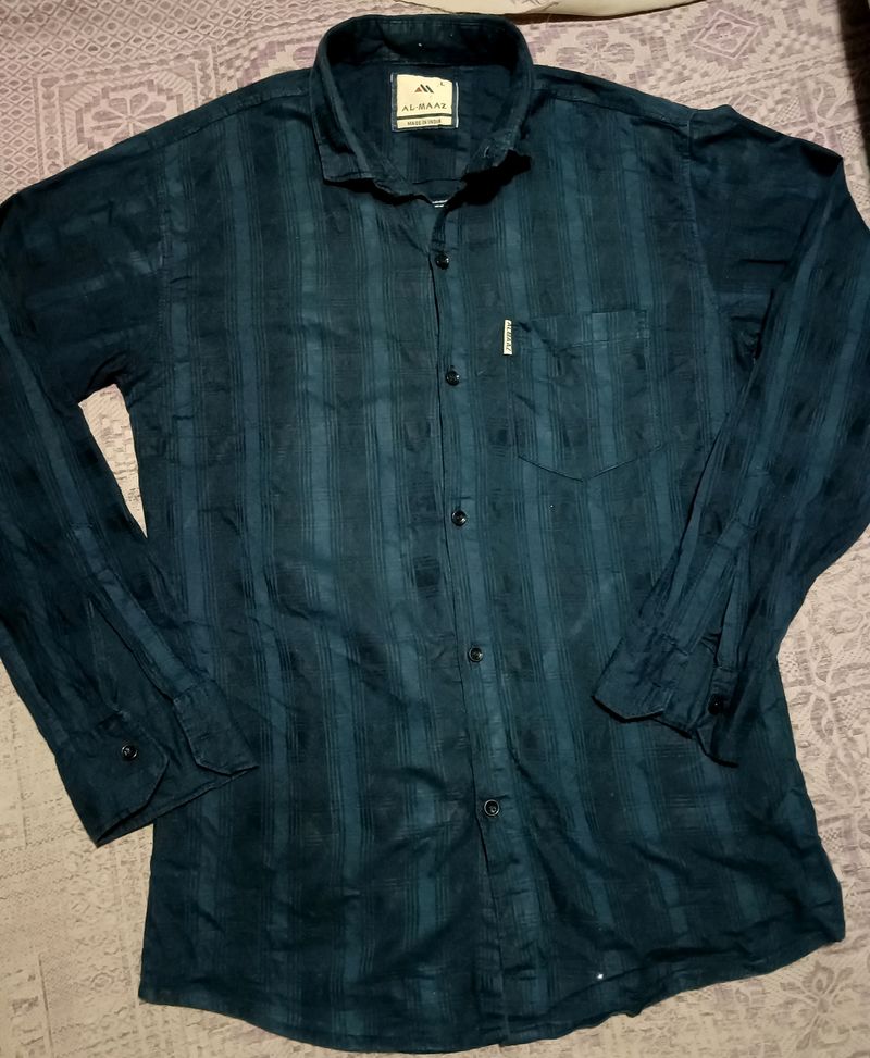 Navy Blue Casual Or Formal Usable Shirt