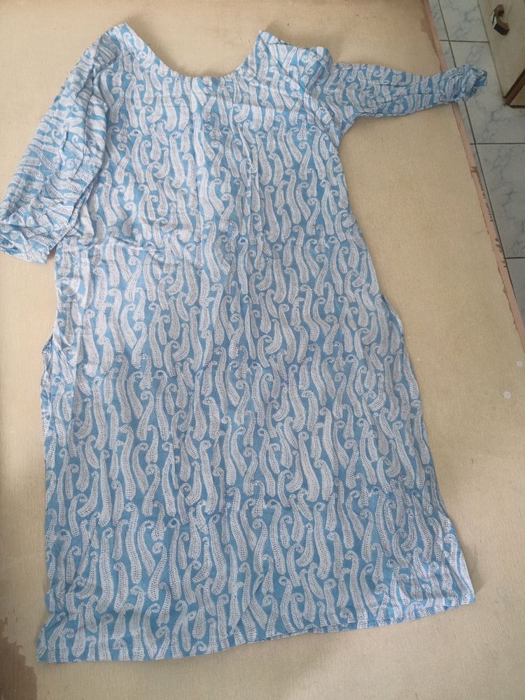 Beautiful Blue Summer Kurti