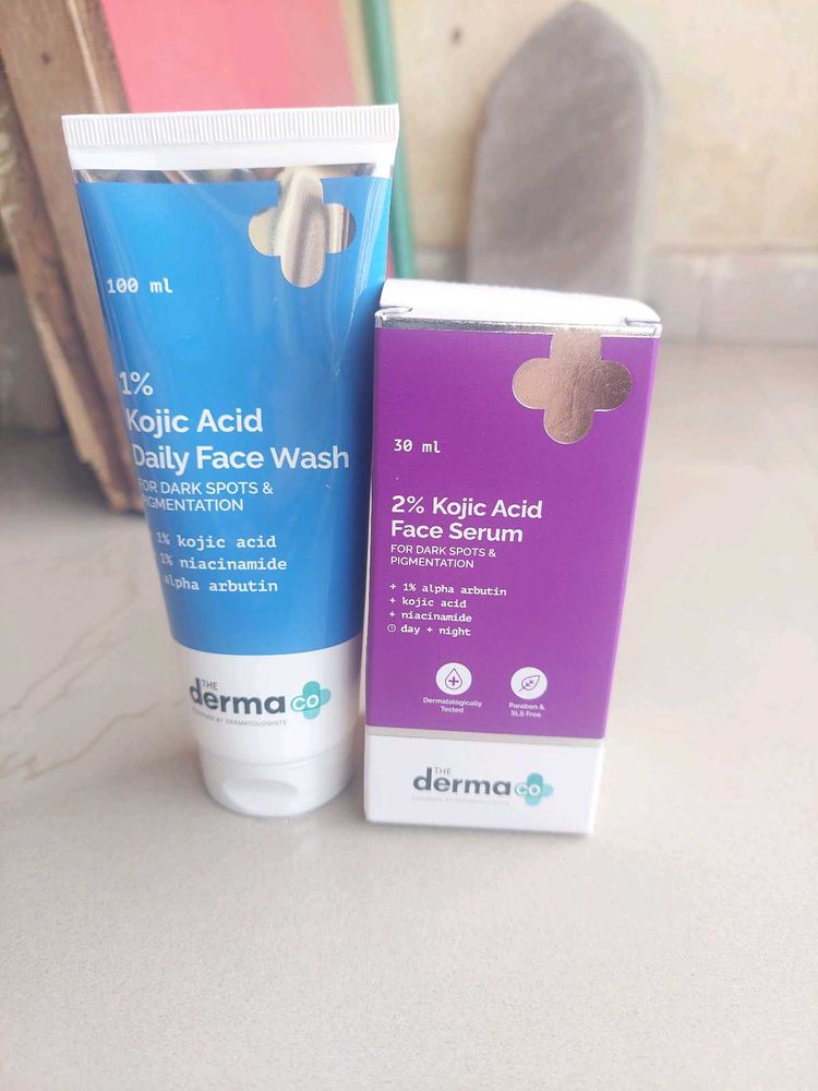 The Derma Co Kojic Acid Serum And Face Wash