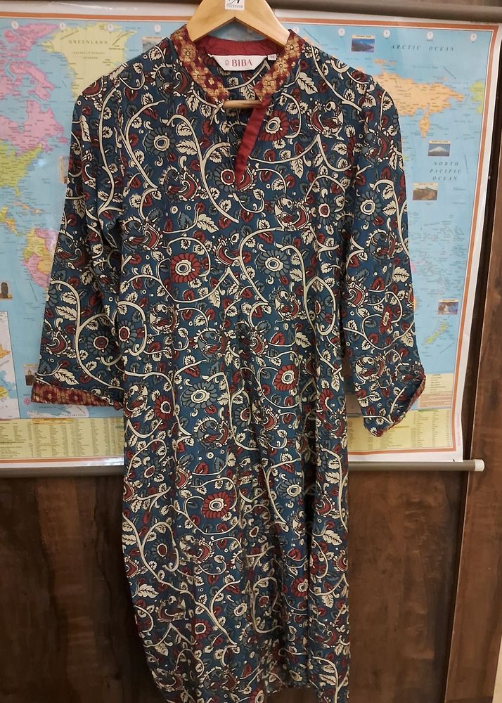 Biba Kalamkari Kurta For Girls