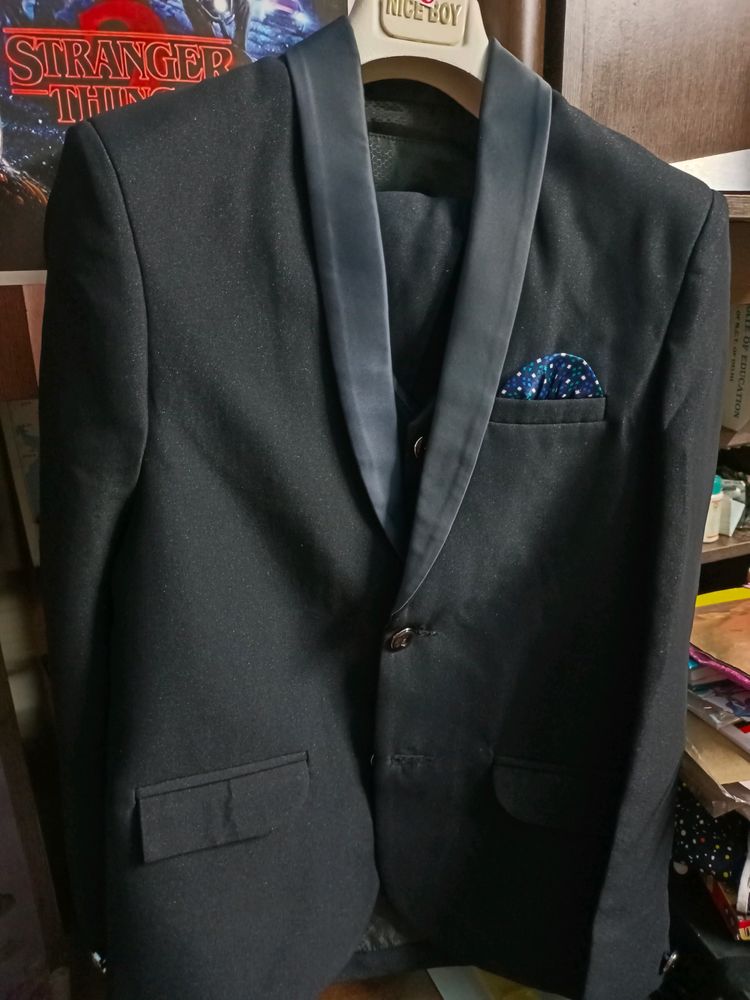 Men Black Blazer