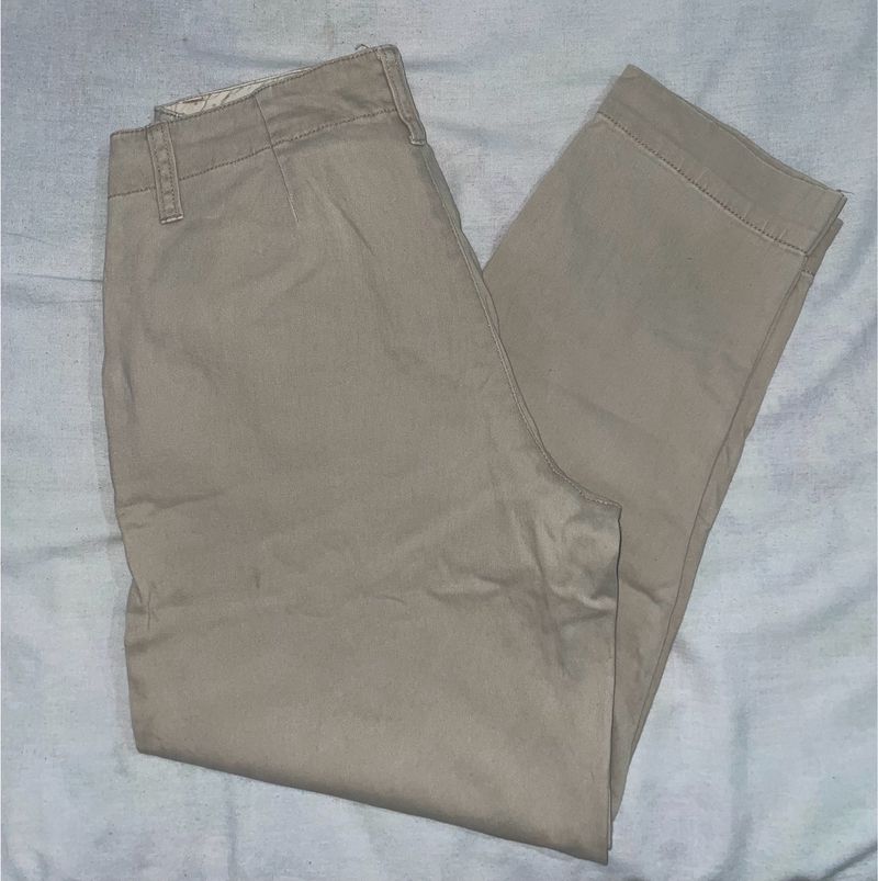 Beige Colour Soft Fabric Trouser