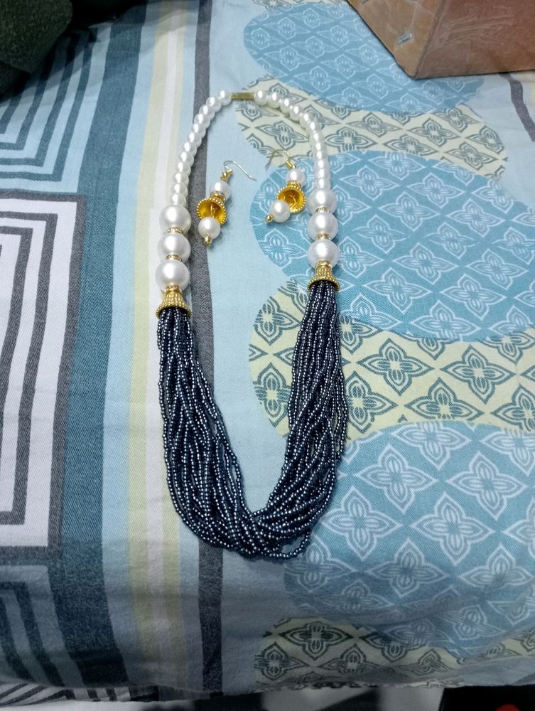 Combo of anyone Mala set With earring