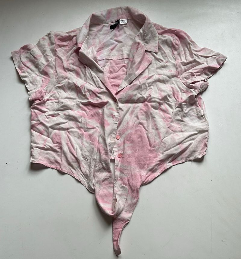 H&M Tie Dye Pink Shirt