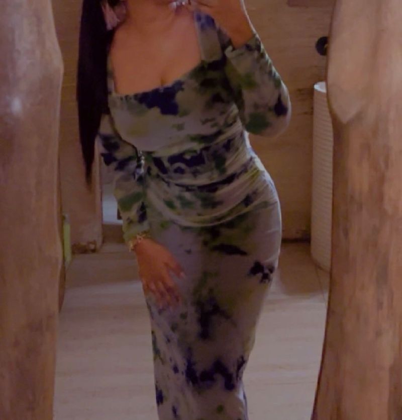 Tie Dye Kardashian Dress