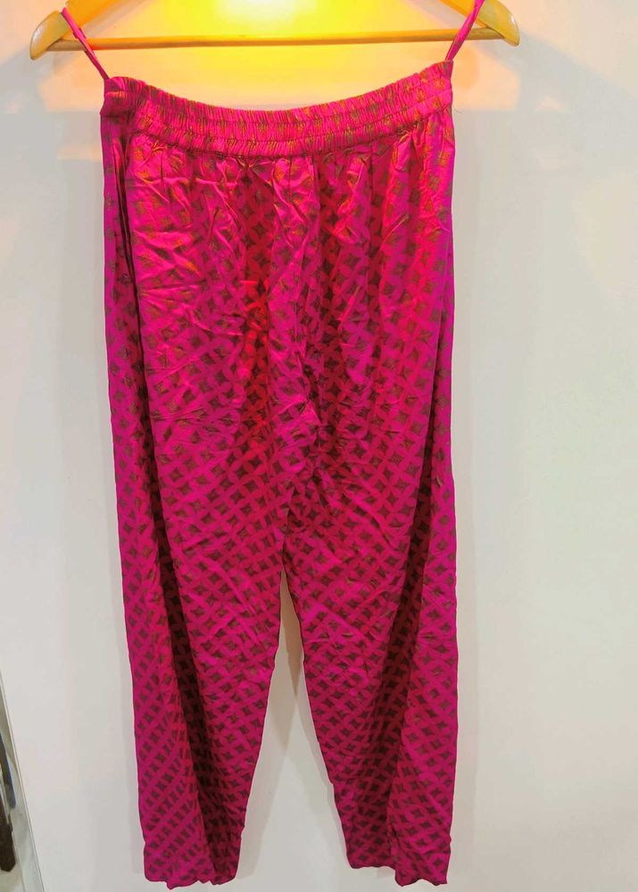 Pink Designer Ethnic Pant