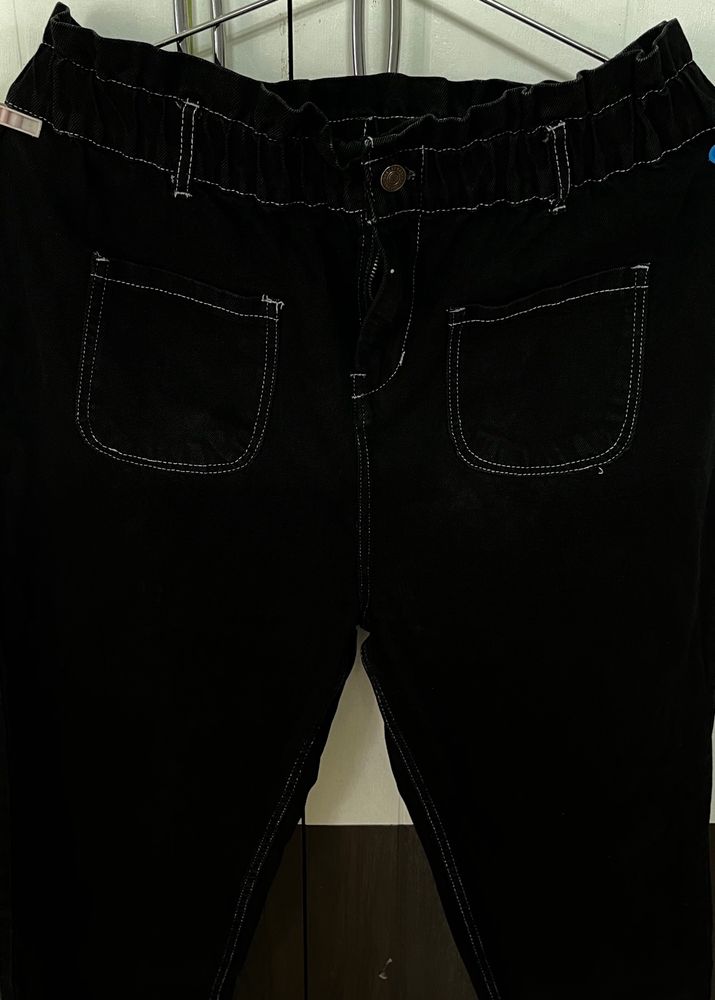 Sassafras Black Front Pocket Denim