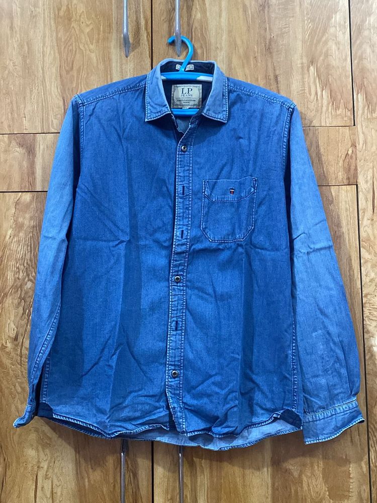 Denim Blue Full Sleeves Shirt