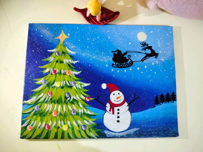 Christmas Painting ☃️❄️