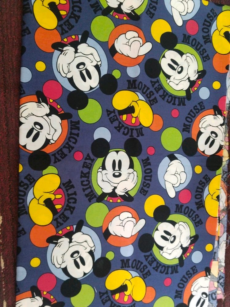 Mickey Mouse Fabric More Than A Meter