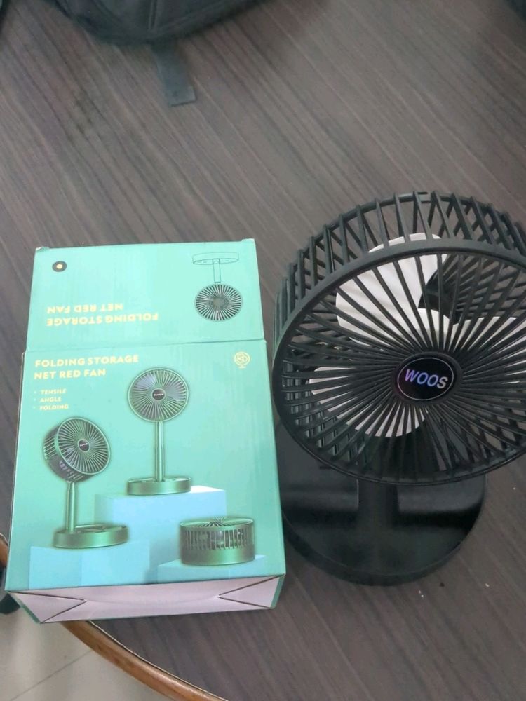 Adjustable Folding Telescopic Tablet Fan