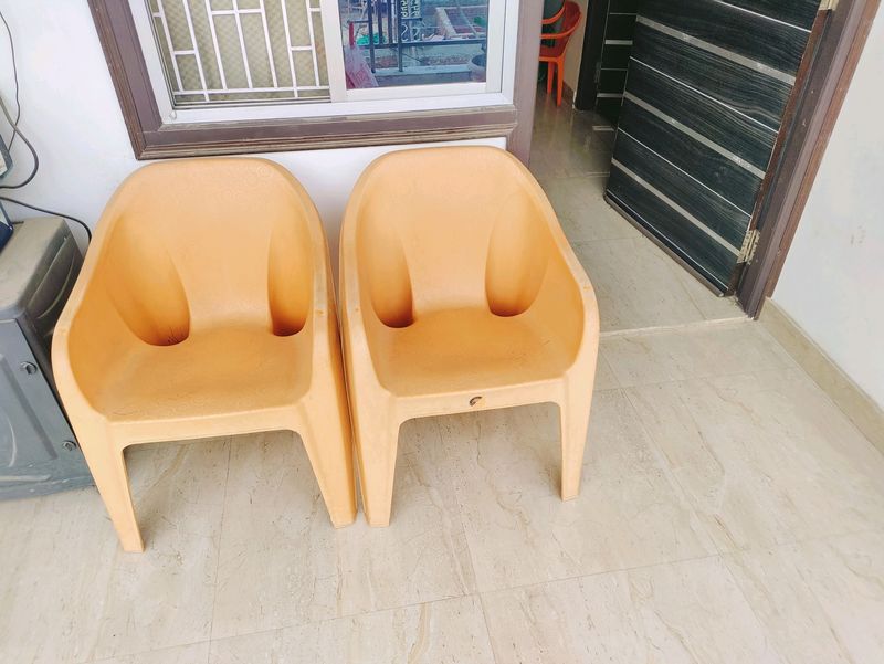 Two Sturdy Chair