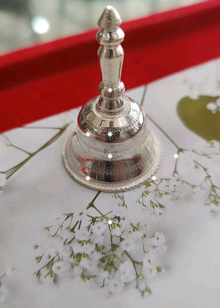 Pure Silver Bell 🔔 For Pooja