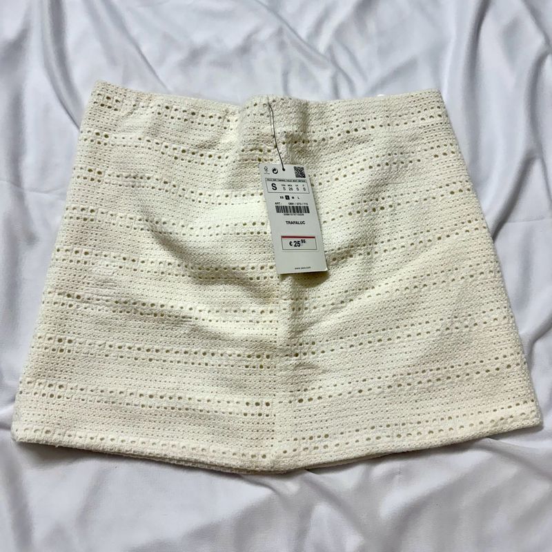 Zara Schiffli Skirt