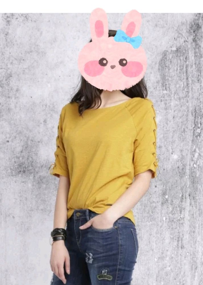 Cute Mustard Yellow Top