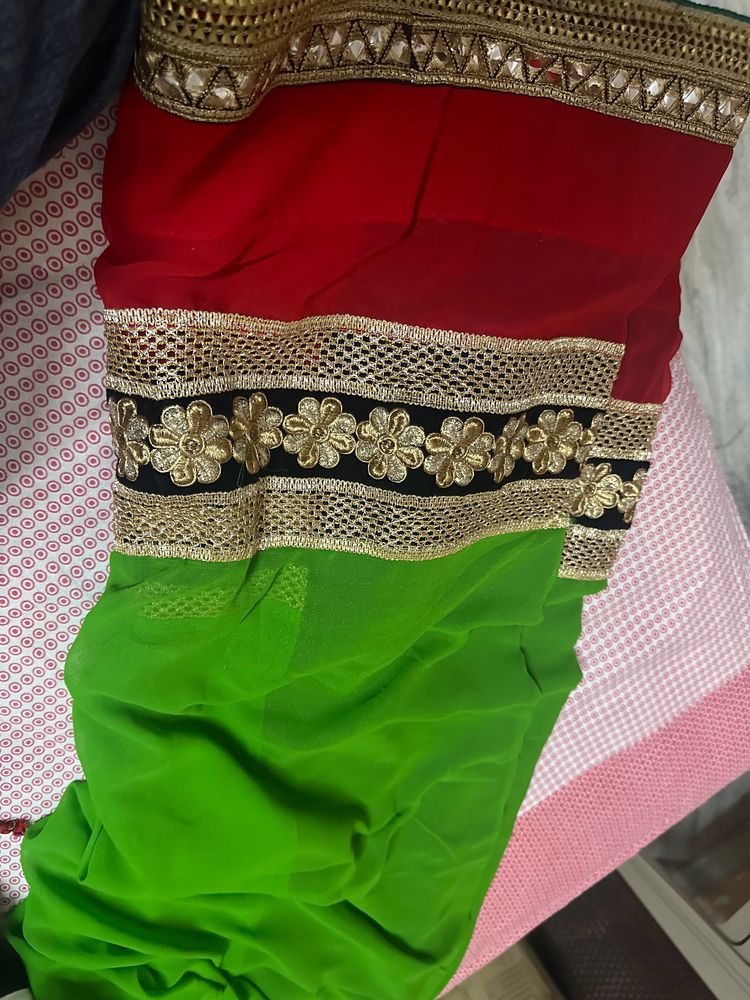 Full Heavy Saree Unused Style 3