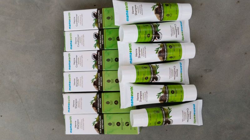 6 Pc Of Mamaearth Shampoo & Conditioner