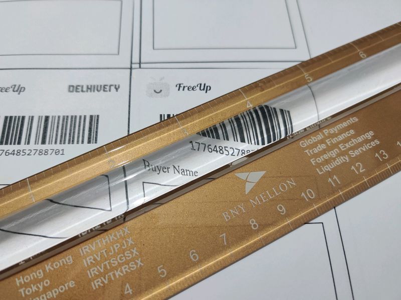 BNY Mellon Unique Ruler With Magnifying Glass