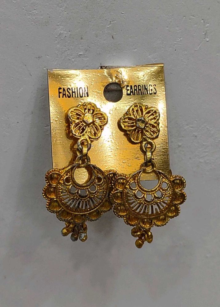 Stylish Golden Earrings