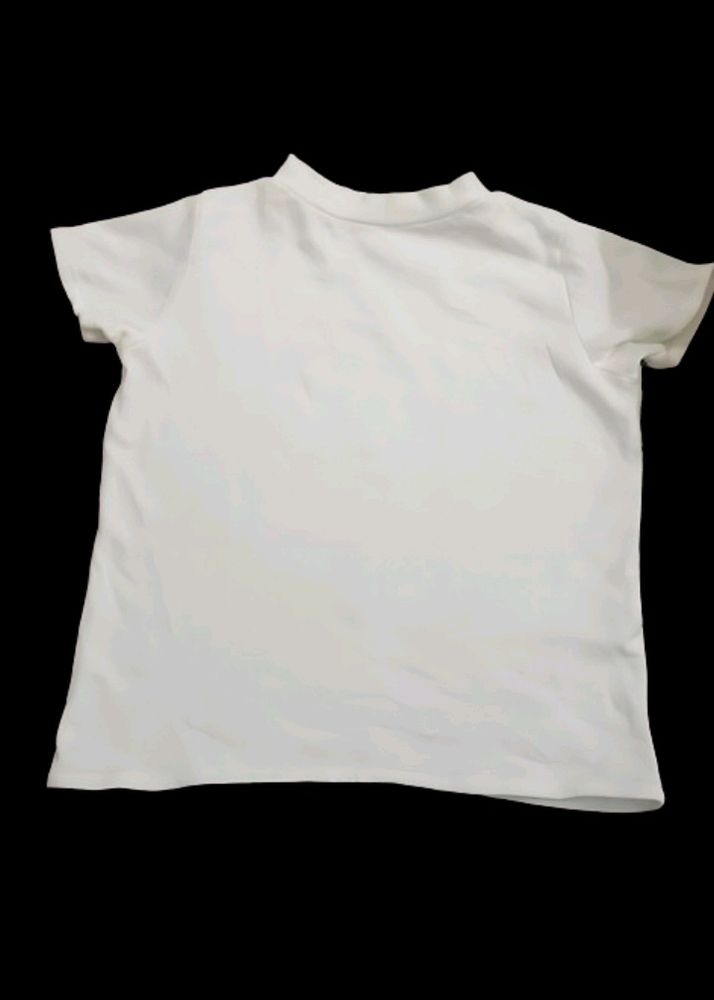 Plain White Fitted T-Shirt