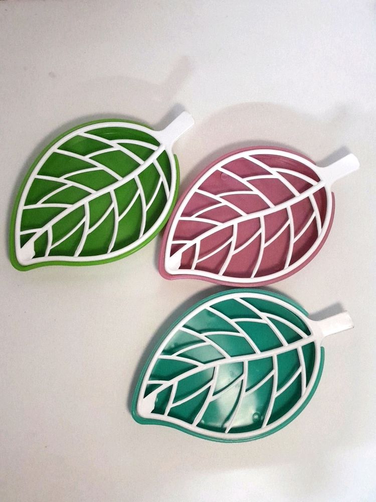 Leaf Shaped Soap Case Pack Of 3