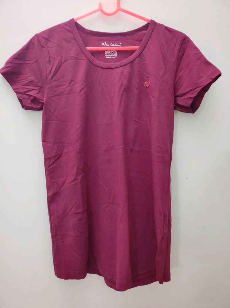 Maroon Tshirt For Women