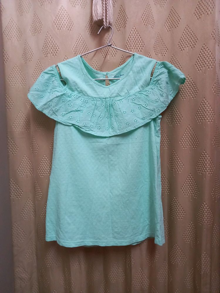 Cold Shoulder Top For Girls